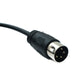 SYSTEM-S S-Video Kabel 3 m Din 4 Pin Stecker zu Stecker Schwarz