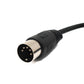 SYSTEM-S S-Video Cable 150 cm DIN 5 Pin Male to Male Black