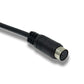SYSTEM-S S-Video Cable 150 cm Mini DIN 10 Pin Female to Female in Black