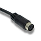 SYSTEM-S S-Video Cable 150 cm Mini DIN 10 Pin Female to Female in Black