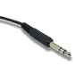 SYSTEM-S Audio Y Kabel 3 m AUX 6,35 mm TRS Stecker zu 2x XLR 3 polig Stecker