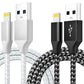 Charging Cable for iPhone USB-A to 8-Pin Nylon Data Cable 3A USB 2.0 Mobile Phone