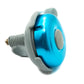 SYSTEM-S bicycle bell shiny in retro look made of aluminum in blue