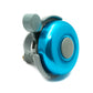 SYSTEM-S bicycle bell shiny in retro look made of aluminum in blue