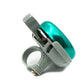 SYSTEM-S bicycle bell shiny in retro look made of aluminium in green