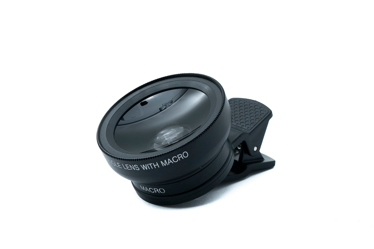 SYSTEM-S Makro Linse 0,45x Zoom Close Up Filter Kit mit Clip Beutel in Schwarz