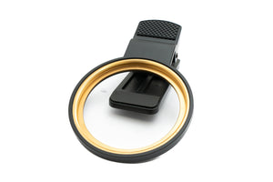 SYSTEM-S Photo Clip 52 mm compatible with effect thread lens for smartphone in black