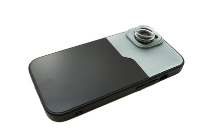 SYSTEM-S Super Macro Lens 30x 37 mm Microscope Filter with Case for iPhone 15