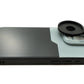 SYSTEM-S Objektiv Hülle 37 mm kompatibel mit Effekt Linse mit Gewinde für iPhone 15 Pro in Schwarz Grau
