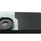 SYSTEM-S Objektiv Hülle 37 mm kompatibel mit Effekt Linse mit Gewinde für iPhone 15 Pro in Schwarz Grau