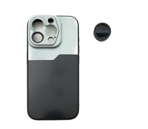 SYSTEM-S CPL Filter 37 mm Circular Polarizer Linse mit Hülle für iPhone 15 Pro