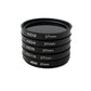 SYSTEM-S ND Filter Set 37 mm Neutral Density with Thread Case and Bag for iPhone 15 Pro Max