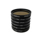 SYSTEM-S Farbfilter Set 37 mm 6 Stück Farbe Linse Filter mit Gewinde Hülle für iPhone 15 Pro Max