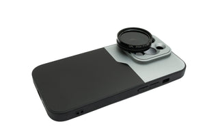 SYSTEM-S CPL Filter 37 mm Circular Polarizer Linse mit Gewinde Hülle für iPhone 14 Pro