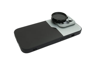 SYSTEM-S CPL Filter 37 mm Circular Polarizer Lens with Thread Case for iPhone 14 Pro