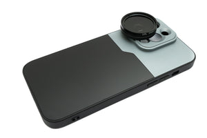 SYSTEM-S CPL Filter 37 mm Circular Polarizer Linse mit Gewinde Hülle für iPhone 14 Pro Max