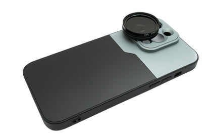 Filtre CPL SYSTEM-S Lentille polarisante circulaire 37 mm avec étui fileté pour iPhone 14 Pro Max