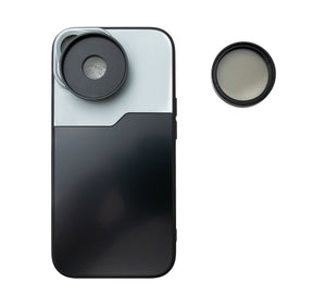 SYSTEM-S CPL Filter 37 mm Circular Polarizer Linse mit Gewinde Hülle für iPhone 15