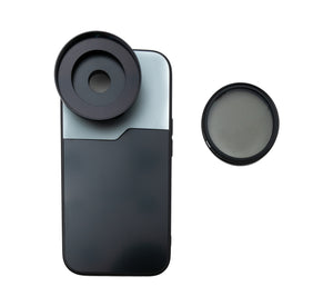SYSTEM-S CPL Filter 52 mm Circular Polarizer Linse mit Gewinde Hülle für iPhone 15