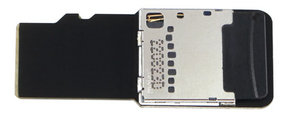 Adaptateur de carte SD SYSTEM-S Câble d'extension Micro SD mâle vers femelle en noir