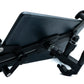SYSTEM-S Stangen Halterung Befestigung Halter in Schwarz für Tablet von 7" bis 11"
