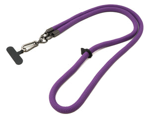 SYSTEM-S shoulder strap extra thick for smartphone case made of nylon in purple