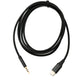 SYSTEM-S Audio Cable 150 cm Jack 3.5 mm Plug to USB 3.1 Cable Type C Plug AUX Adapter in Black