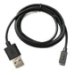 SYSTEM-S USB 2.0 Kabel 100 cm Ladekabel für Redmi Watch 4 Smartwatch Adapter in Schwarz