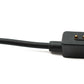 SYSTEM-S USB 2.0 Kabel 100 cm Ladekabel für Redmi Watch 4 Smartwatch Adapter in Schwarz