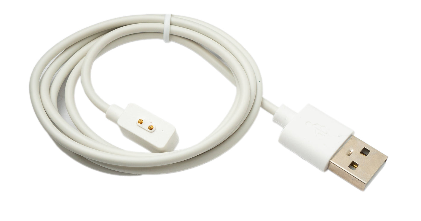 SYSTEM-S USB 2.0 cable 100 cm charging cable for Redmi Watch 4 Smartwatch adapter in white 