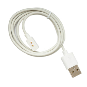 Câble SYSTEM-S USB 2.0 Câble de charge de 100 cm pour adaptateur de montre intelligente Redmi Watch 4 en blanc 