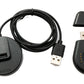 SYSTEM-S USB 2.0 Kabel 100 cm Ladestation für Oppo Watch Pro 4 3 2 abnehmbar Adapter in Schwarz