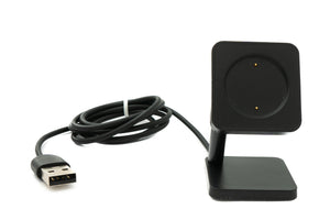 SYSTEM-S USB 2.0 Kabel 100 cm Ladestation für Amazfit Cheetah Pro Smartwatch Kabel in Schwarz