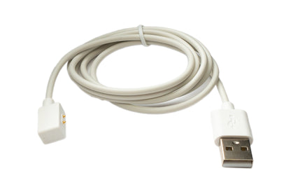 SYSTEM-S USB 2.0 Kabel 100 cm Ladekabel für Xiaomi 8 Pro Watch & Redmi Band 2 Adapter in Weiß