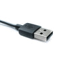 SYSTEM-S USB 2.0 Kabel 100 cm Ladekabel für Casio WSD F21HR F30 F20 F10 Pro Trek F21 GSW-H1000 Adapter