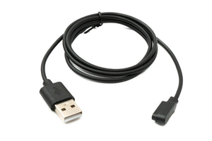 SYSTEM-S USB 2.0 Kabel 100 cm Ladekabel für QCY Crossky Link T2 Kopfhörer in Schwarz