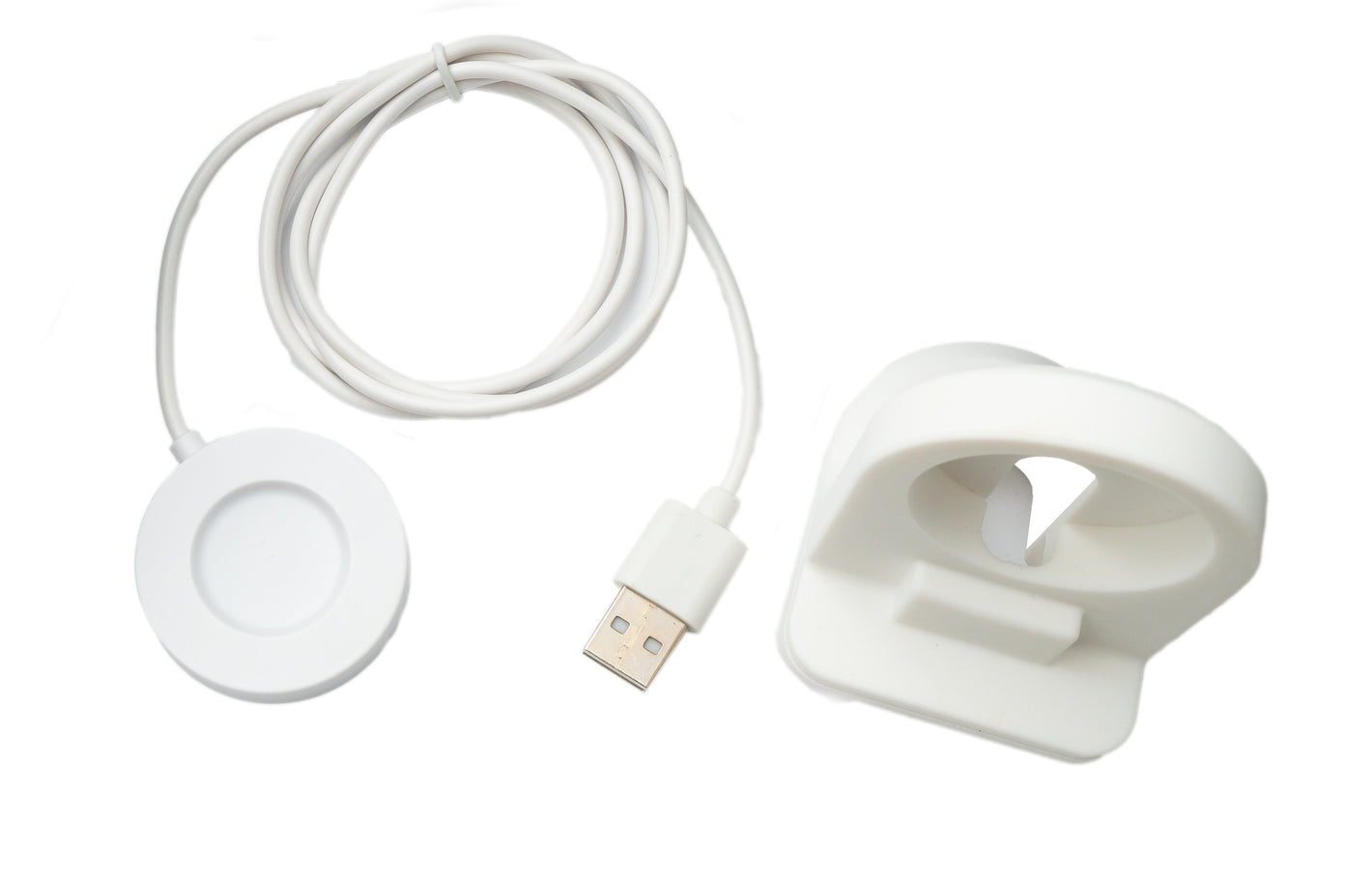 Câble SYSTEM-S USB 2.0 100 cm station de charge pour montre connectée Xiaomi S1 Pro adaptateur amovible blanc