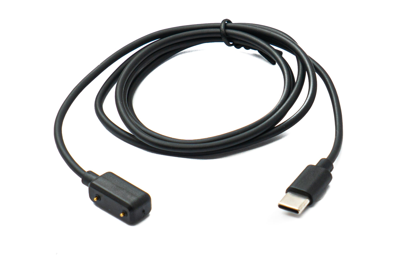 SYSTEM-S USB 3.1 Kabel 100 cm Ladekabel für Galaxy Fit3 Smartwatch Adapter in Schwarz