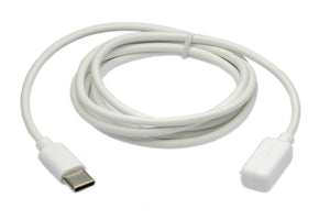 SYSTEM-S USB 3.1 cable 100 cm charging cable for Galaxy Fit3 Smartwatch adapter in white