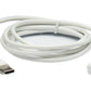 SYSTEM-S USB 3.1 cable 100 cm charging cable for Galaxy Fit3 Smartwatch adapter in white