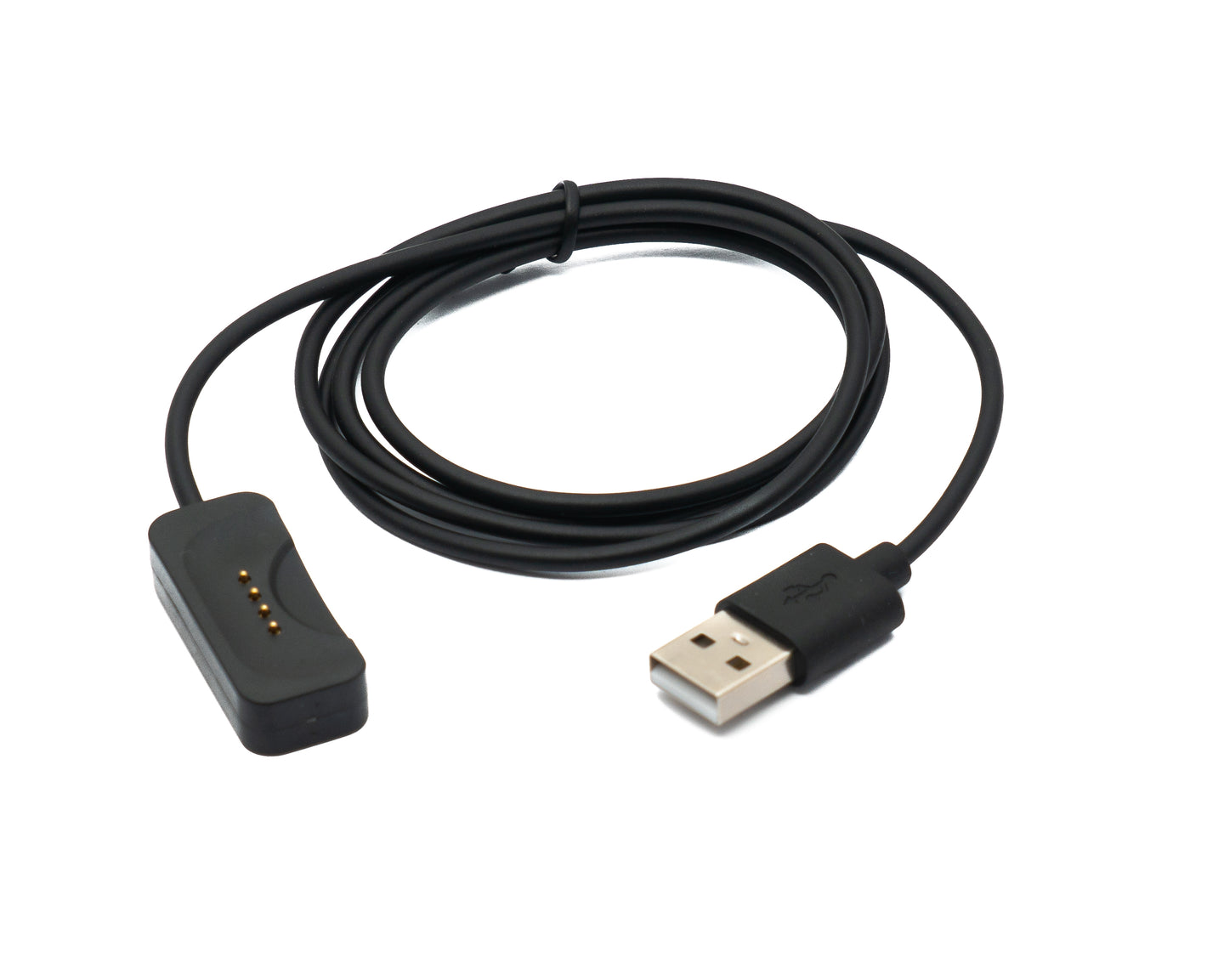 SYSTEM-S USB 2.0 Kabel 100 cm Ladekabel für Oppo Watch X Smartwatch Adapter in Schwarz