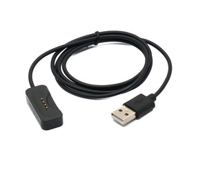 SYSTEM-S USB 2.0 cable 100 cm charging cable for Oppo Watch X Smartwatch adapter in black