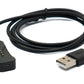 SYSTEM-S USB 2.0 Kabel 100 cm Ladekabel für Oppo Watch X Smartwatch Adapter in Schwarz