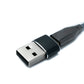 SYSTEM-S Audio Decoder Kabel 10 cm USB 3.1 Typ C Stecker zu Stecker geflochten Adapter für DAC oder AMP