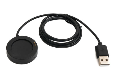 SYSTEM-S USB 2.0 Kabel 100 cm Ladestation für XiaoMi Watch S3 Smartwatch Adapter in Schwarz