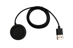 SYSTEM-S USB 2.0 Kabel 100 cm Ladestation für XiaoMi Watch S3 Smartwatch Adapter in Schwarz