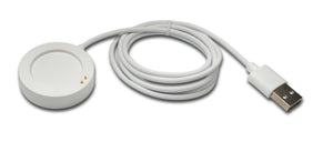 Câble SYSTEM-S USB 2.0 Station de charge 100 cm pour adaptateur de montre intelligente XiaoMi Watch S3 en blanc