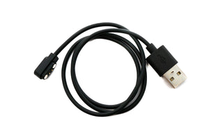 SYSTEM-S USB 2.0 Kabel 50 cm Ladekabel für Haylou Watch S8 Smartwatch Adapter in Schwarz