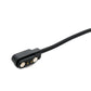 SYSTEM-S USB 2.0 Kabel 50 cm Ladekabel für Haylou Watch S8 Smartwatch Adapter in Schwarz