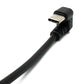 SYSTEM-S USB 3.1 Kabel 30 cm Typ C Stecker zu 2.0 Micro B Buchse 180° U Turn Winkel Adapter